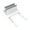 White, variant on Laptop Cooling Stand Risers with AntiSlip Base Graviting Activated Locking for Enhanced Airflow Workspaces Organization