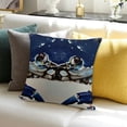 thumbnail image 3 of SHANXI Throw Pillowcases Cover Nature Sea Outdoor Decoration Couch Pillow Covers with Zipper for Living Room Office 24x24in, 3 of 5