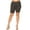 Black, variant on MOA COLLECTION Women's Solid Slim Fit High Waist Plus Size Elastic Waistband Bodycon Biker Shorts