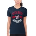 thumbnail image 4 of Women's G-III 4Her by Carl Banks Navy Washington Nationals Super-Slim Fit Lightweight City Graphic T-Shirt, 4 of 5