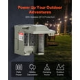 thumbnail image 2 of VEVOR Boîte de Prise Électrique Extérieure 2 Réceptacles 20 AMP GFCI Boîte de Prise de Courant, 2 of 9