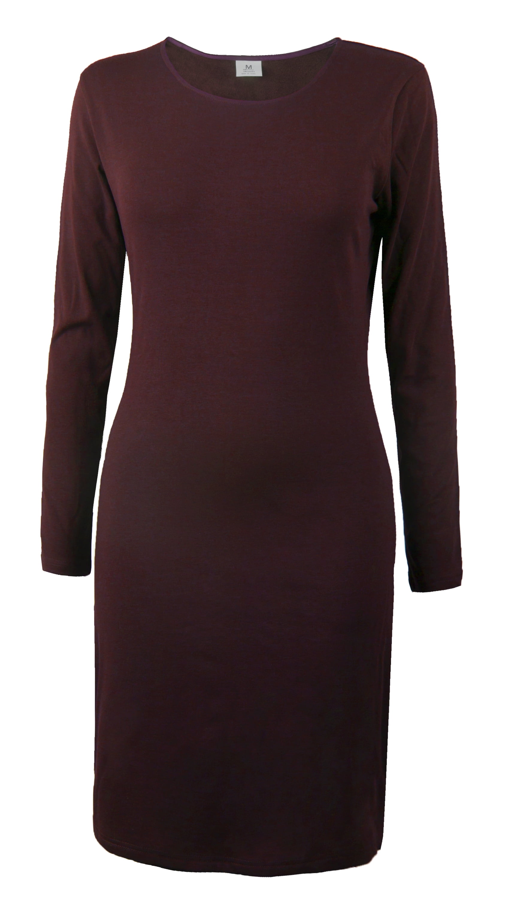 wine color bodycon dress