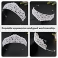 thumbnail image 4 of BESTYASH Tiara Decorativa Plateada Con Vintage Y Pedrería Para Y Fiestas, 4 of 8