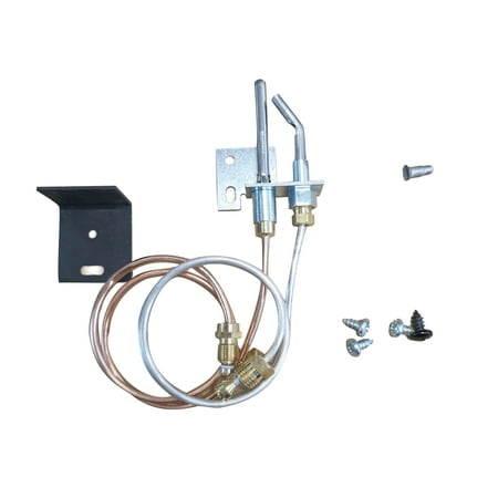 Americangaslogs Manual Safety Pilot Control System for Gas Log Sets – Compatible with Natural Gas & Propane, Includes Heat Shield and Pilot Kit (Pilot)
