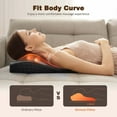 thumbnail image 6 of Neck & Back Massager with Heat — 3D Deep-Kneading Shiatsu Pillow, Black — Home Use & Gift for Mom & Dad, 6 of 11