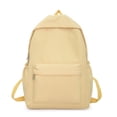 thumbnail image 2 of Lightweight Backpack for Travel 16 Inch Yellow Nylon Backpack Casual Daypack Water School Backpack Laptop Backpack for Commute Daily Use, 1 Pack, 2 of 5
