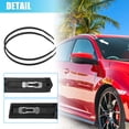 thumbnail image 3 of Tiras de sellado de automóviles Unique Bargains 2 piezas para Honda Civic 2012-2015 negro, 3 of 7
