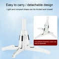 thumbnail image 2 of braveheart Folding Flute Wind Instrument Tripod Clarinet Stand with Four Legs Bracket Lighweight Musical Rack Parts Accessories Transparent, 2 of 9