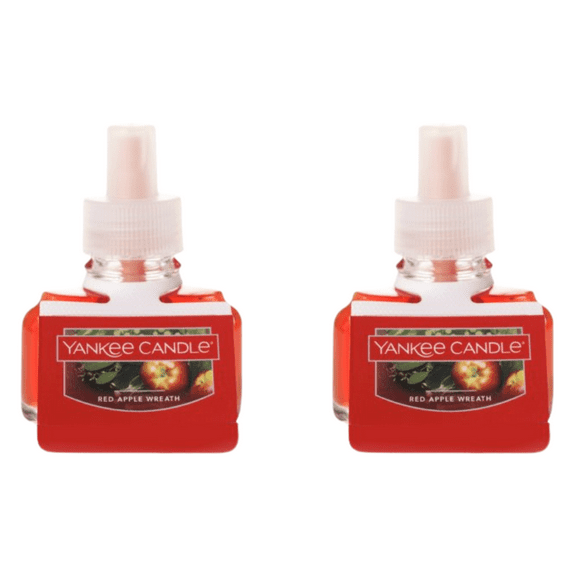 Yankee Candle ScentPlug Refill, Red Apple Wreath 2 Pack