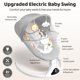thumbnail image 2 of Baby Swing Feitiong Bluetooth con mando a distancia de 9 kg, color gris, 2 of 6