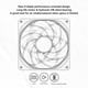 thumbnail image 5 of 5V 3Pin ARGB 4Pin PWM 12cm Hydraulic Bearing PC Case Radiator Cooler Fan (White) Sywqhk Para estrenar, 5 of 7