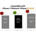 thumbnail image 6 of CellEver Waterproof Case for iPhone SE 2020 / iPhone 8 / iPhone 7, Clear Waterproof IP68 Certified Full Body Sealed Protective Transparent Cover KZ (Pink), 6 of 7