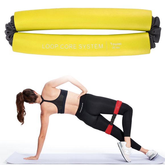Bandas de Resistencia Touioi Hip Core System Entrenamiento Gluteos y Nucleo 20 lbs