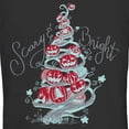 thumbnail image 2 of Junior's The Nightmare Before Christmas Scary & Bright Tree Graphic Tee Black 2X Large, 2 of 3