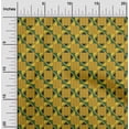 thumbnail image 2 of oneOoneCottonJerseyDarkOliveGreenFabricTribalDiyClothingQuiltingFabricPrintFabricByYard58InchWide, 2 of 4