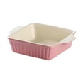 thumbnail image 7 of ACDANC Ceramic Bakeware Casserole Dishes for Oven Dessert Dish Serving Dish Large Lasagna Pan Deep for Oven for Camping Cake Picnics Square, 7 of 7