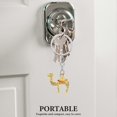 thumbnail image 2 of 3pcs Camel Keychain Animal Keychain Pendant Camel Hanging Pendant Keychain Camel Charm Bag Hanging Pendant Stylish Keychain, 2 of 3