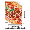thumbnail image 2 of Fresh Pizza (24" X 36") Vinyl Decal Only (Pack of 2) |Sign|Sticker|Poster, 2 of 4