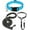 Blue, variant on Dog Collar and Leash Set with Safety Seat Belt, Ideal for Walking – Fits Small to X-Large Dog (Blue-S)