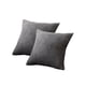 thumbnail image 1 of Toystoory 2 piezas de fundas de almohada para sala de estar, cama, funda de almohada cuadrada decorativa, funda de cojín para coche, suministros Decoración del hogar Gris oscuro, 1 of 6