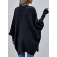 thumbnail image 3 of DOKOTOO Women's Knit Cardigan - Loose Batwing Sleeve Open Front Casual Sweater for Daily Wear, 3 of 4