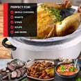 thumbnail image 5 of 30 Count Large Slow Cooker Liners, 8qt Disposable Slow Cooker Liners for Oval Pots, Premium Rip-Resistant Cooking Bag for Heavy Duty Food, 8 Quart Slow Cooker Liner with Gusset, 5 of 7
