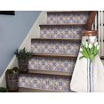 thumbnail image 5 of HomeRoots 400220 4 x 4 in. Blue Taupe Nova Removable Peel & Stick Tiles, 5 of 5