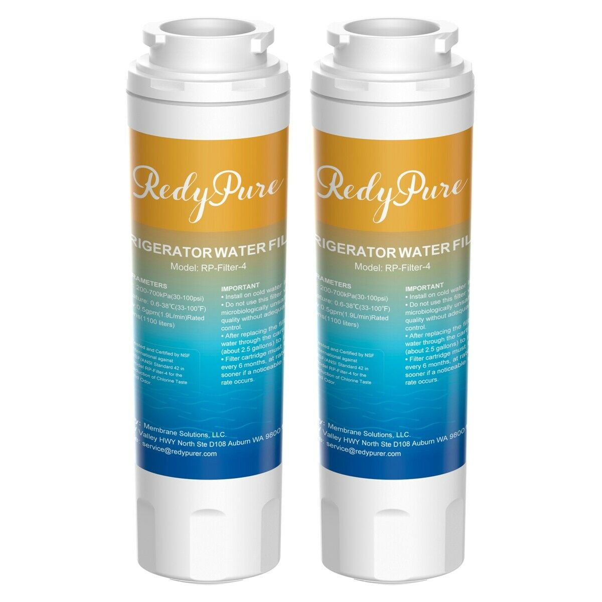 RedyPure RWF0900A Refrigerator Water Filter Compatible with Maytag