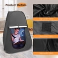 thumbnail image 6 of RELOIVE Sensory Tent for Kids 31.5"*31.5"*41.3in,Pop Up Tent Calm Corner for Children to Play and Relax,Sensory Corner Blackout Play Tent with Storage Bag for Autistic Children, 6 of 10