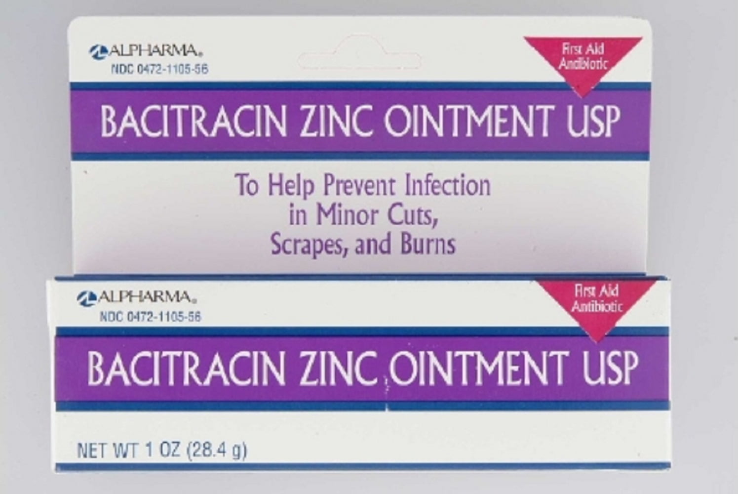 Bacitracin Zinc First Aid Antibiotic 1 oz. Ointment Tube