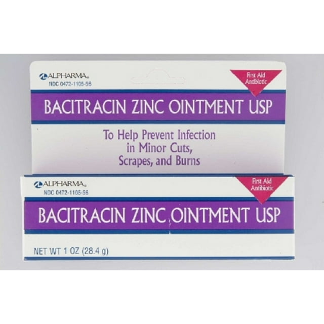 Bacitracin Zinc First Aid Antibiotic 1 oz. Ointment Tube