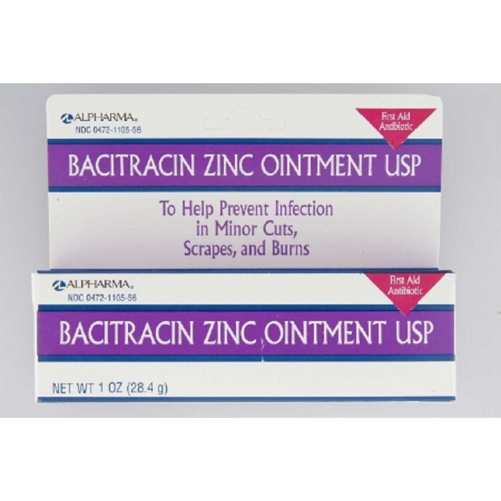 Bacitracin Zinc First Aid Antibiotic 1 oz. Ointment Tube