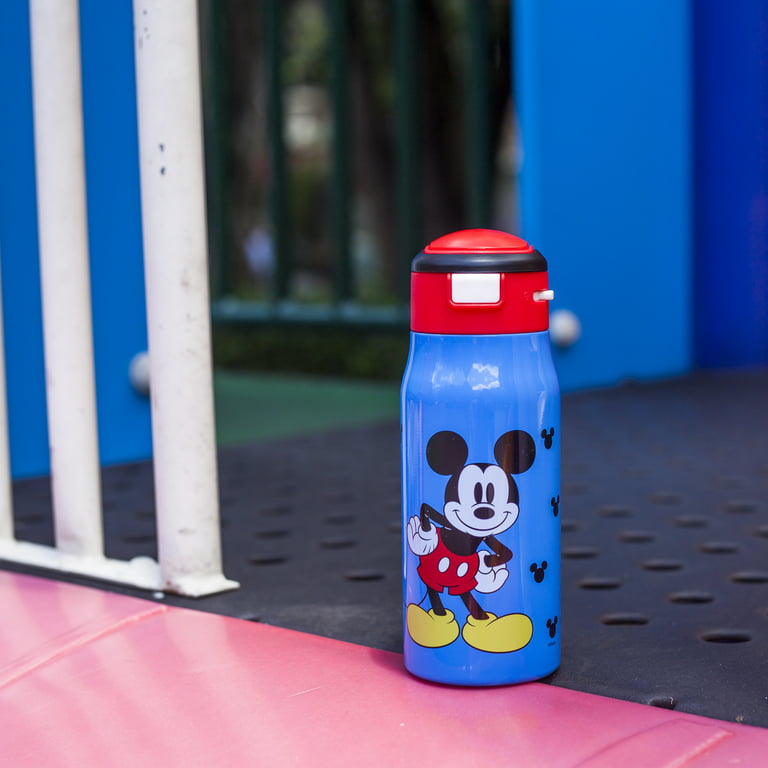 Zak Designs Disney Mickey Mouse Kids Water Bottle with Straw 16oz 2 Pieces  set, BPA-Free, Built in C…See more Zak Designs Disney Mickey Mouse Kids