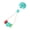 Blue B, variant on Dog Suction Cup Tug Toy with Rope Lasting Chew for Aggressive Chewer