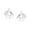Leverback Elephant Earring-15mm, variant on LeCalla 925 Sterling Silver Rose Gold-Plated Mother of Pearl Duck Stud Earrings for Women 10MM
