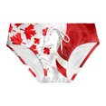 thumbnail image 5 of LLDYYDS Mens Canada Swim Briefs Canadian Maple Leaf Flag Graphic 1st July Patriotic Beach Triangle Bikini Swimwear with Drawstring, 5 of 5