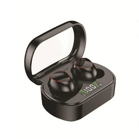 JOGZMZ Wireless Earbuds Bluetooth Headphones Playback Stereo 25H Battery Life LED Power Display Earbuds with Wireless Charging Case IPX6 Ear Buds