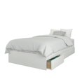 thumbnail image 2 of Merlin 3 Piece Twin Size Bedroom Set  Walnut and White, 2 of 8