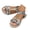 Blue, variant on Dressy Flat Sandals for Women 2025 Boho Flower Braided Comfortable Summer Beach Slingback Dress Sandals
