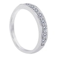 thumbnail image 3 of Aonejewelry 1/2 Ct. Ctw Channel Prong Setting Diamond Wedding Band In 10K Solid White Gold, 3 of 4