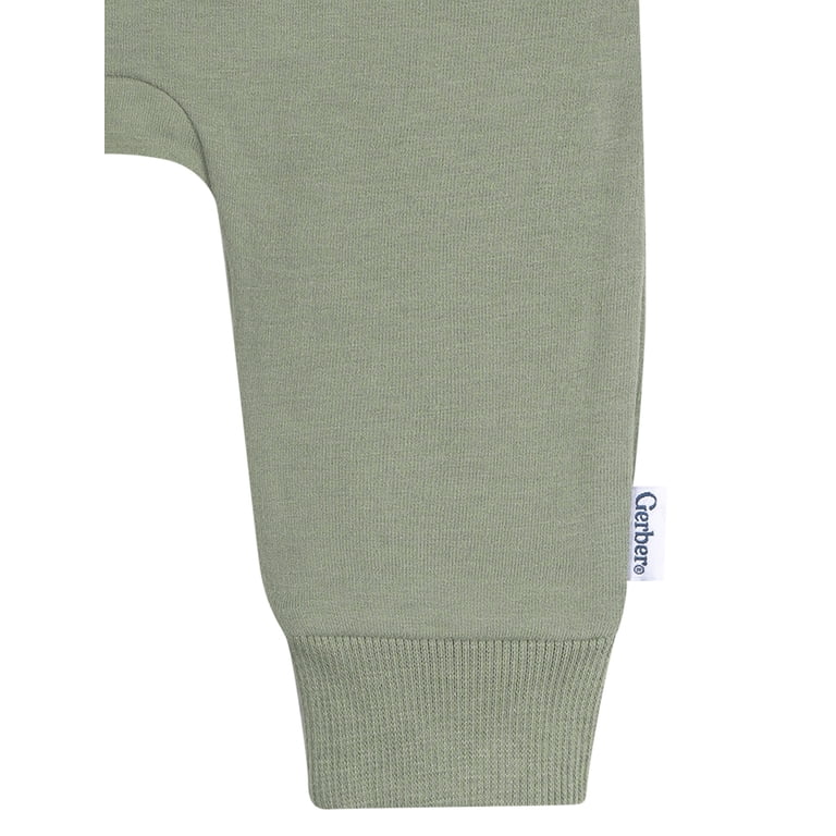 Gerber Baby Jogger Pants, 3-Pack, Neutral, Newborn-5T photo 6