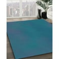 thumbnail image 3 of Ahgly Company Machine Washable Indoor Rectangle Transitional Blue Area Rugs, 4' x 6', 3 of 7