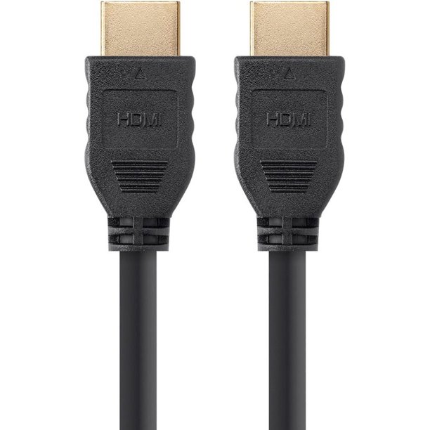 Monoprice High Speed HDMI Cable 10 Feet Black 4K24Hz 10.2Gbps