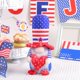 thumbnail image 1 of Figura de Gnomo Del Día de La Independencia, Diseño de La Bandera de Ee.Uu. Uu., Decoración Caprichosa para El Hogar, Ideal para Fiestas Navideñas, Decoración de Mesa para Interiores y Exteriores, Ta, 1 of 6