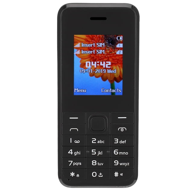 Teléfono móvil tarjeta dual teléfono móvil teléfono celular anciano teléfono móvil Mini230 177 pulgadas pantalla HD 2G tarjeta dual botón anciano teléfono celular móvil ANGGREK Otros