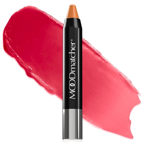 MOODmatcher Twist Stick Lápiz labial original que cambia de color rojo - 12 horas de uso prolongado Impermeable Ultra hidratante con aloe y vitamina E A prueba de manchas, a prueba de desvanecimiento