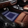 thumbnail image 4 of Rust Red Oriental Rug 4 Pieces Car Floor Mats Car Carpets Full Sets Universal Fit for SUV, Vans, Sedans, Trucks All Weather Protection Auto Foot Carpet, 4 of 6