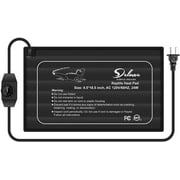 Simple Deluxe 8.5 x 18.5 inch 24W Reptile Heat Mat Temperature Adjustable Under Tank Heater Terrarium Warmer Heating Pad for Amphibians and Reptiles Pet