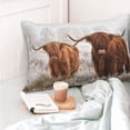 thumbnail image 4 of Sikiie Yak Pillow Covers, Throw Pillow Case Cushion Covers,Cushion for Bedroom,Couch,Home-20"x30", 4 of 6