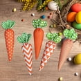 thumbnail image 7 of Rirozkan Easter Carrot Decor, 5 Pack Stuffed Plush Carrots, Spring Bunny Party Table Decor for Farmhouse and Holiday Decorating, 7 of 7